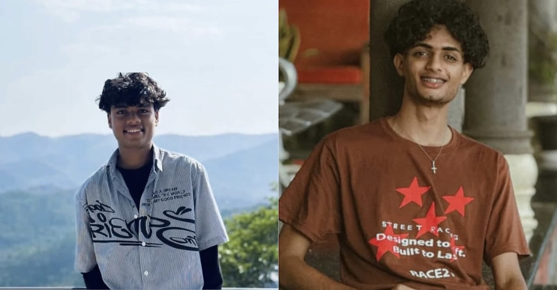 Hai sinh viên Sanif Salim và Noel Aneesh